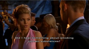 AnnaLynne McCord as this girl who just wants to get high: