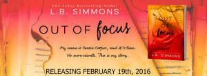 Out of Focus by L.B. Simmons Cover Reveal Banner