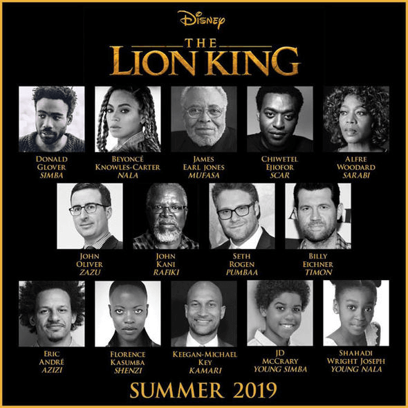 Lion King Cast Revealed
