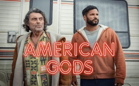 Season Three of American Gods--Ian McShane--Ricky Whittle