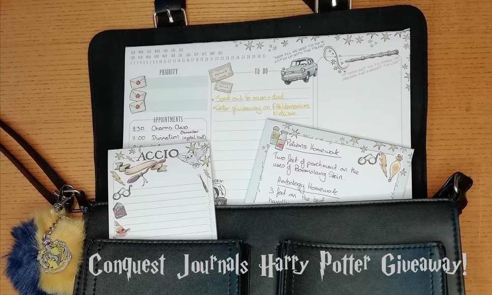 conquest journals harry potter giveaway 1000x600