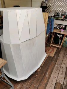Dalek Build -- Part 3 -- Stage 2 shoulders and base foam