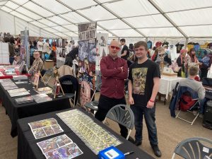 Portsmouth Comic Con Comics Village - Matt Hardy and Kieren Stevens