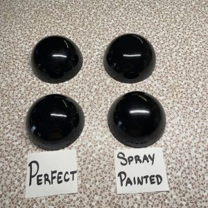 Dalek Build -- Part 13 -- perfect and spray painted balls