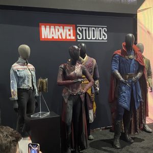 Dr Strange and the Multiverse of Madness costumes on display at SDCC 2022