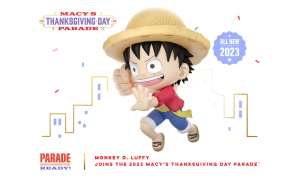 One Piece Joins Macy's Thanksgiving Parade